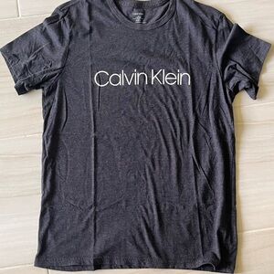 Calvin Klein Charcoal Tee with Logo